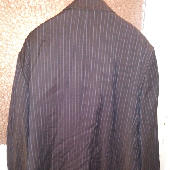 FUMAGALLI Blazer Brown with Blue Stripes size 46R - Picture 4 of 4
